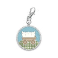 Covered Wagon Enamel Charm