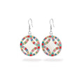 Round Quilt Earrings