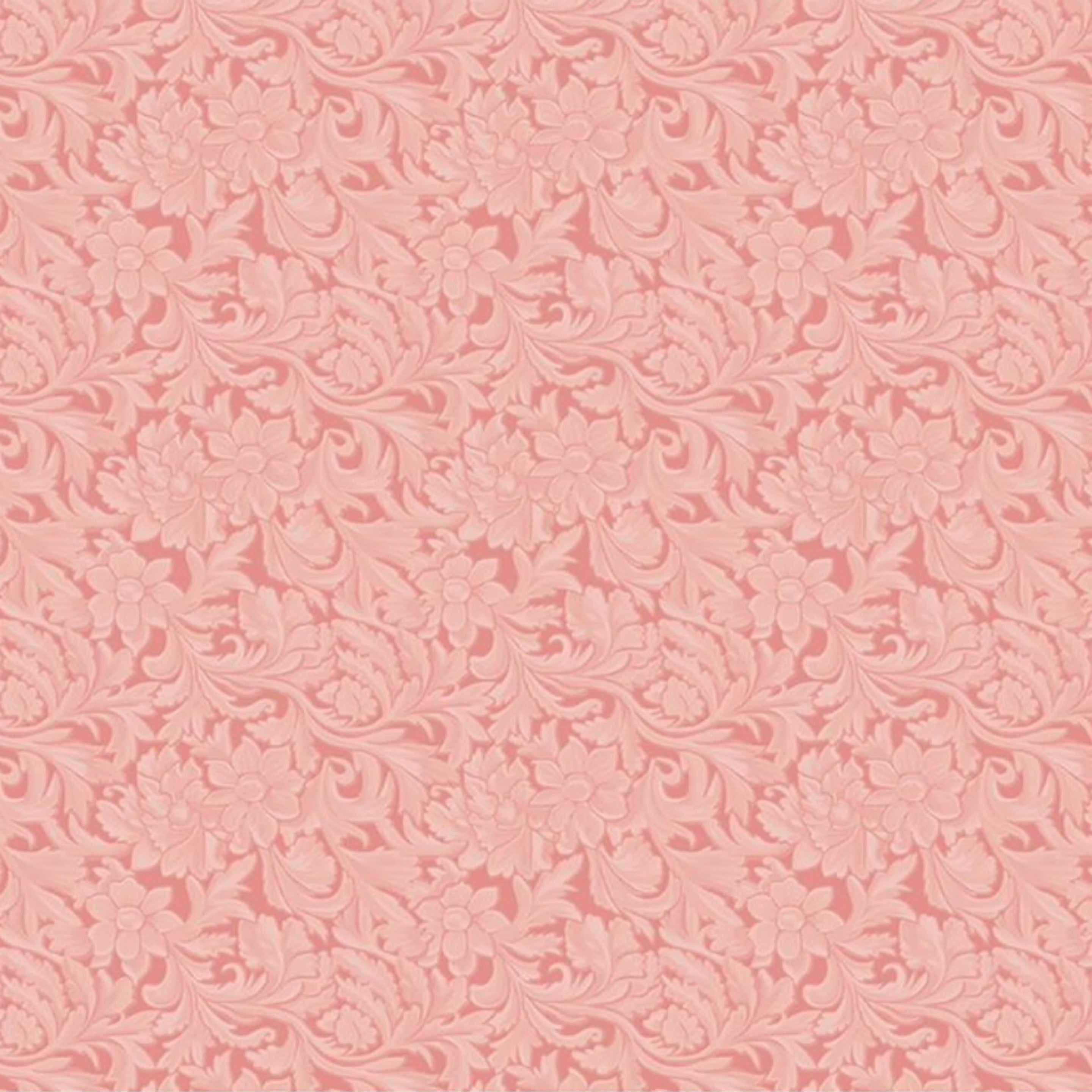 Cowgirl Leather Print Pink (1 & 2/3 Yards)