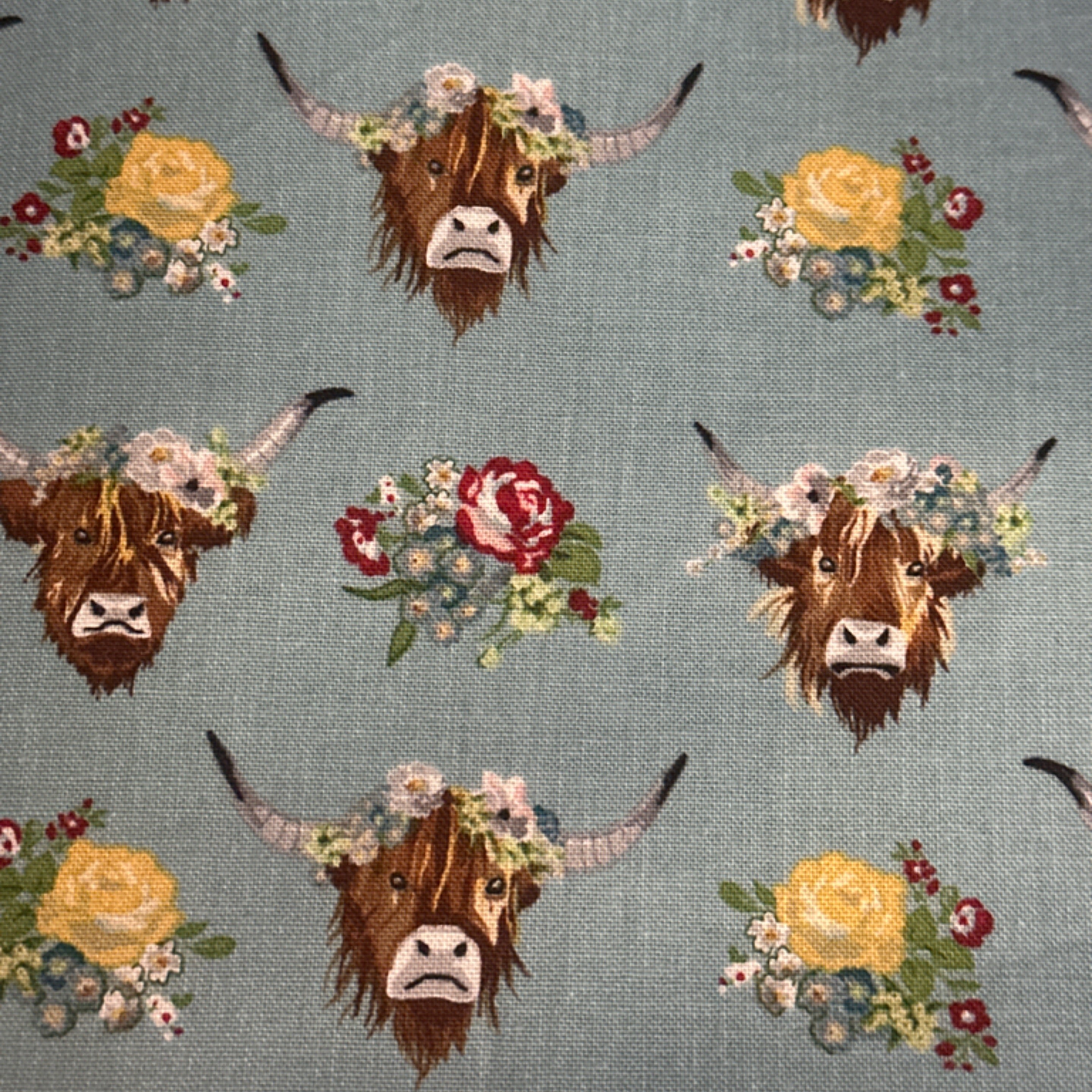 Cowgirl Highland Cow Misty 1.86-Yards Pre-Cut