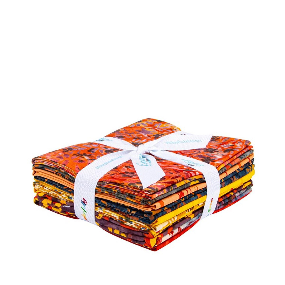 Expressions Batiks Wildflowers Sunset 10 Fat Quarters Riley Blake Designs FQ-23476B-10