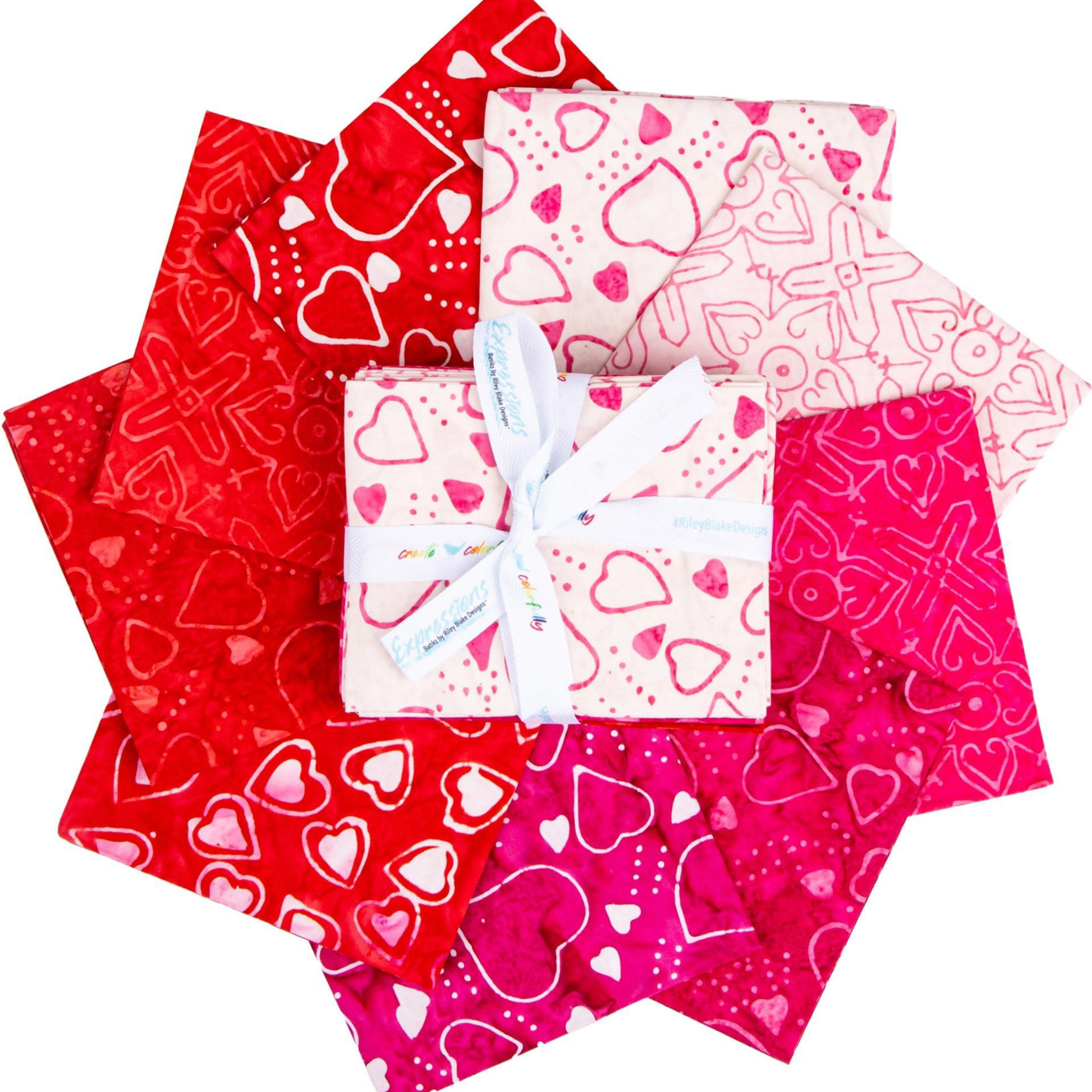 Expressions Batiks Love Punch 9-pc Fat Quarter Bundle