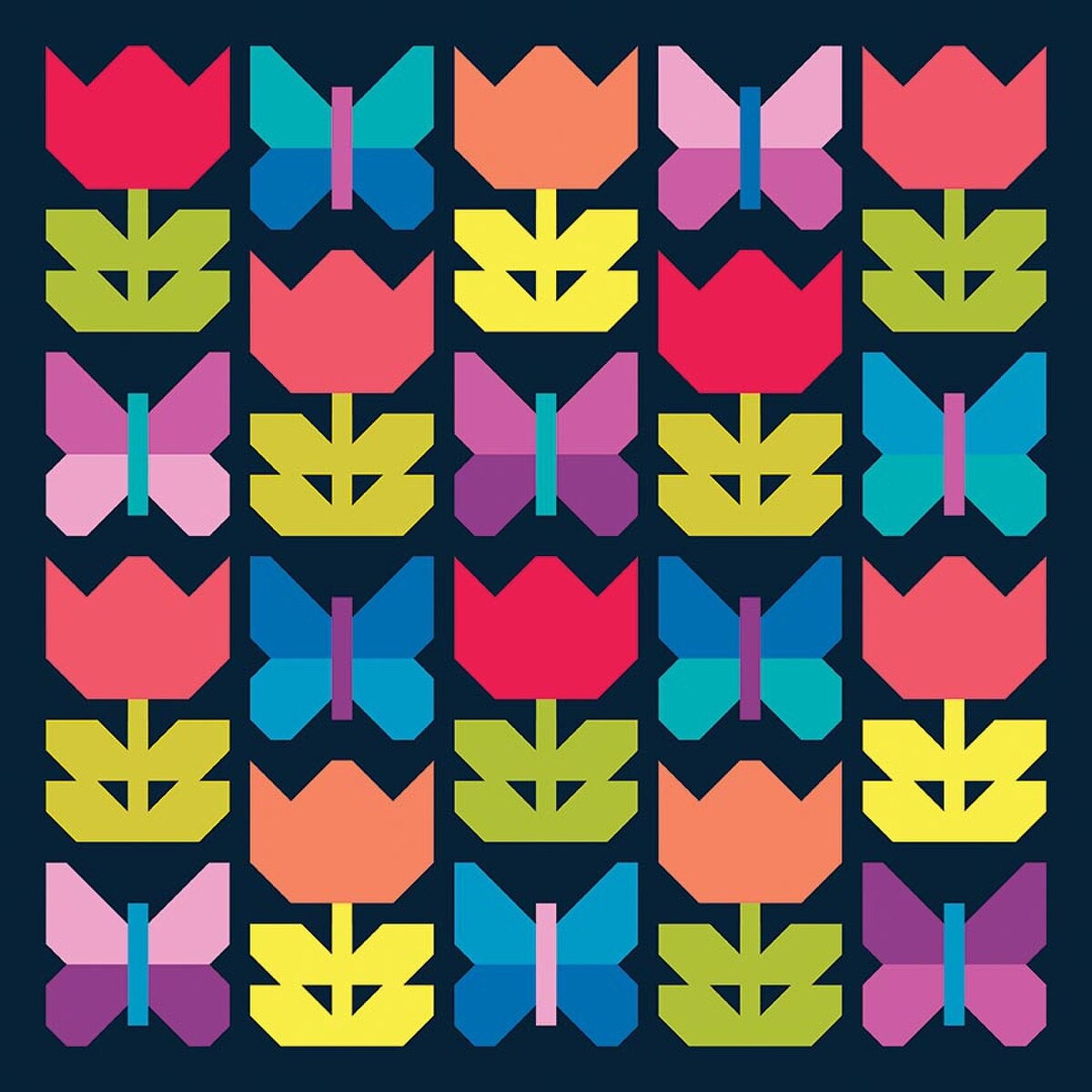 Butterfly Blossoms Quilt Pattern