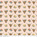 Cowgirl Highland Cows Blush 1-Yard Pre-Cut