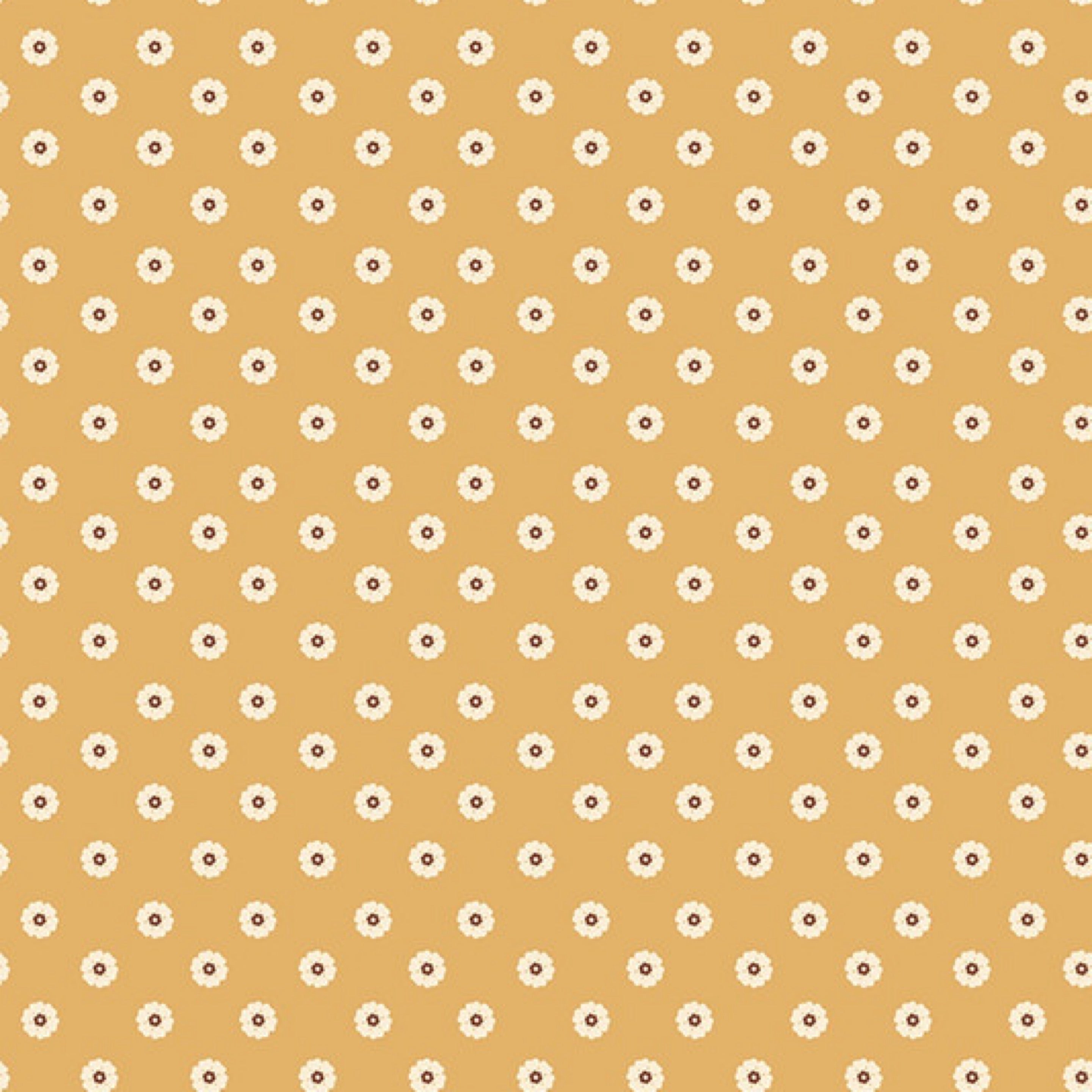 Cowgirl Flower Dots Yellow