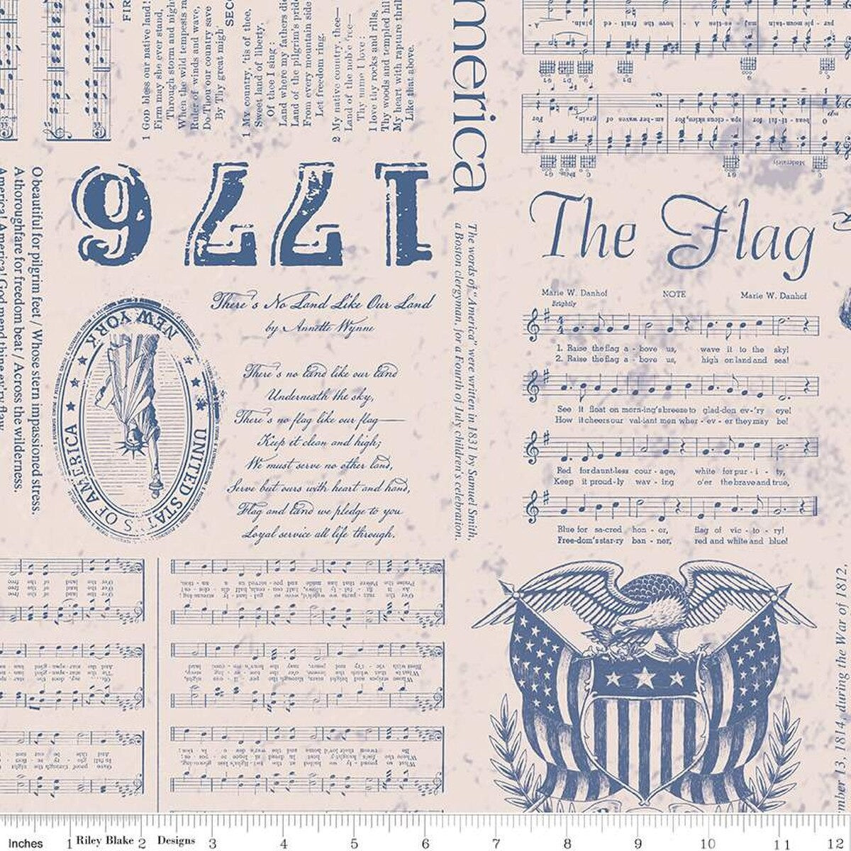 Americana Wide Back 3-Yard Bundle (Blue) (On re-order/Due back in July)