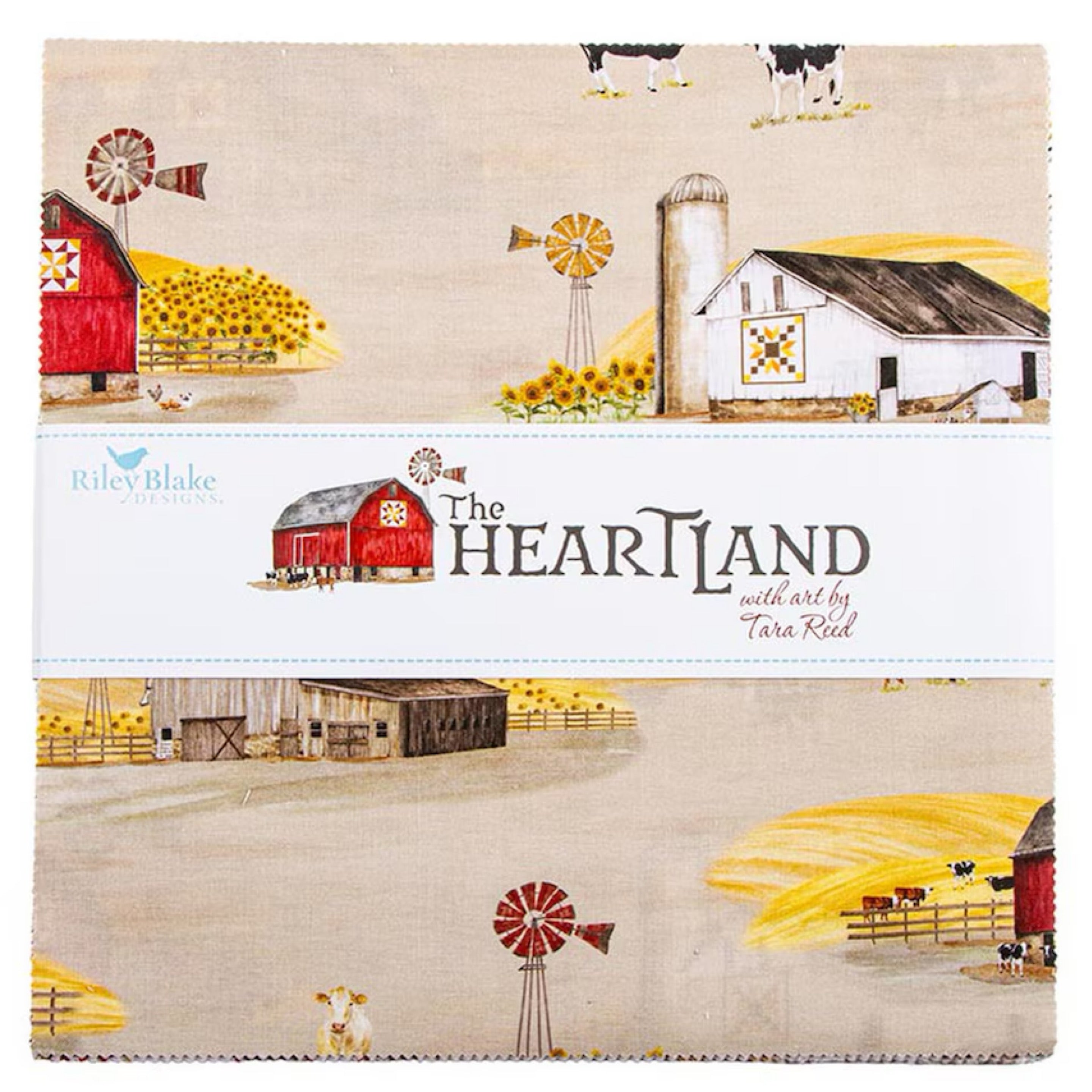 The Heartland 10-Inch Squares Layer Cake (40 pcs)