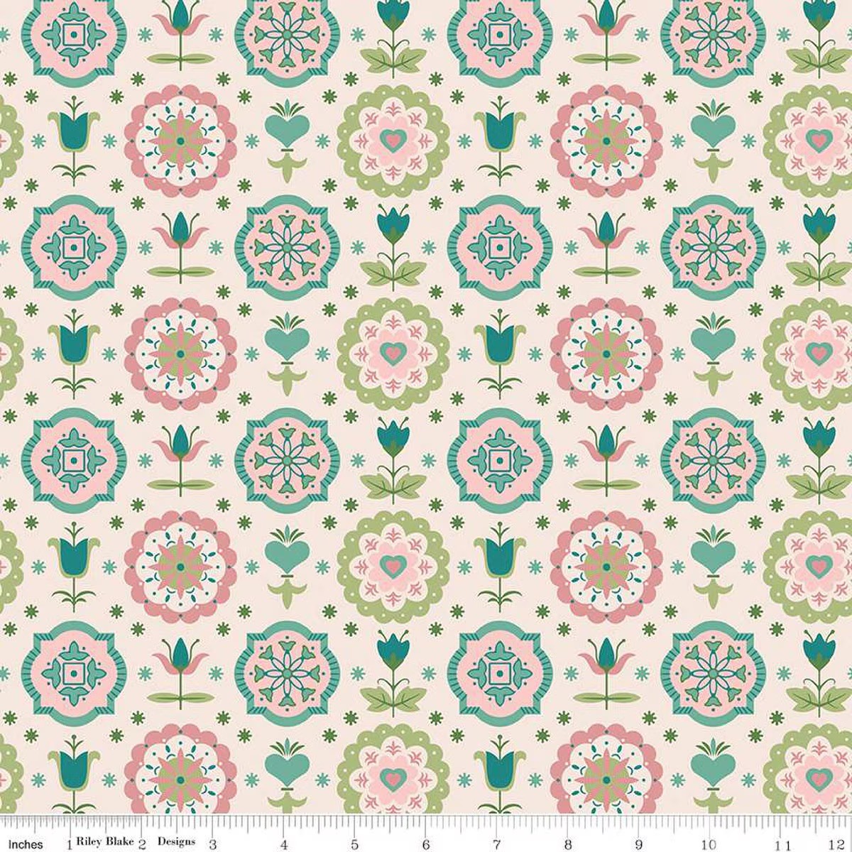 Piece & Plenty Wide Back Spring Charm Lagoon