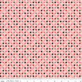Barbie Vintage Sparkle Dots Pink Cotton Fabric