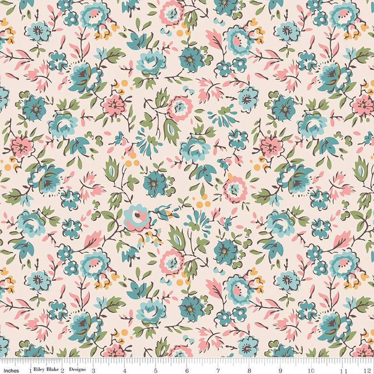 Piece & Plenty Wide Back Floral Latte
