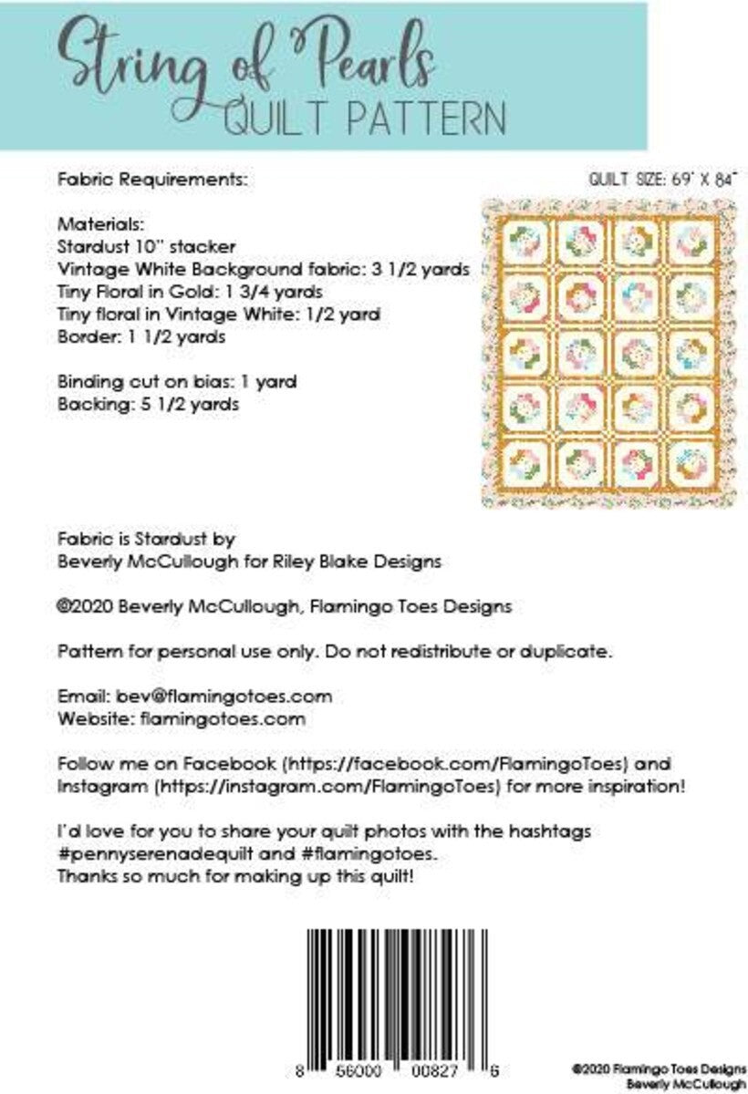 String of Pearls Quilt Pattern