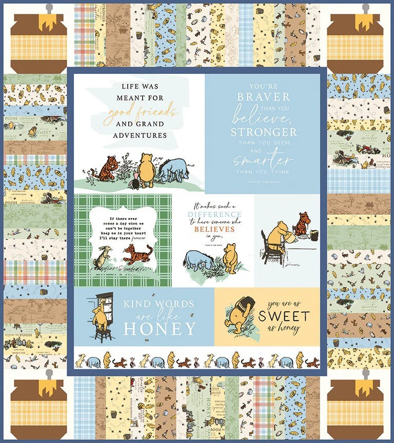 Winnie The Pooh Quilt Kit