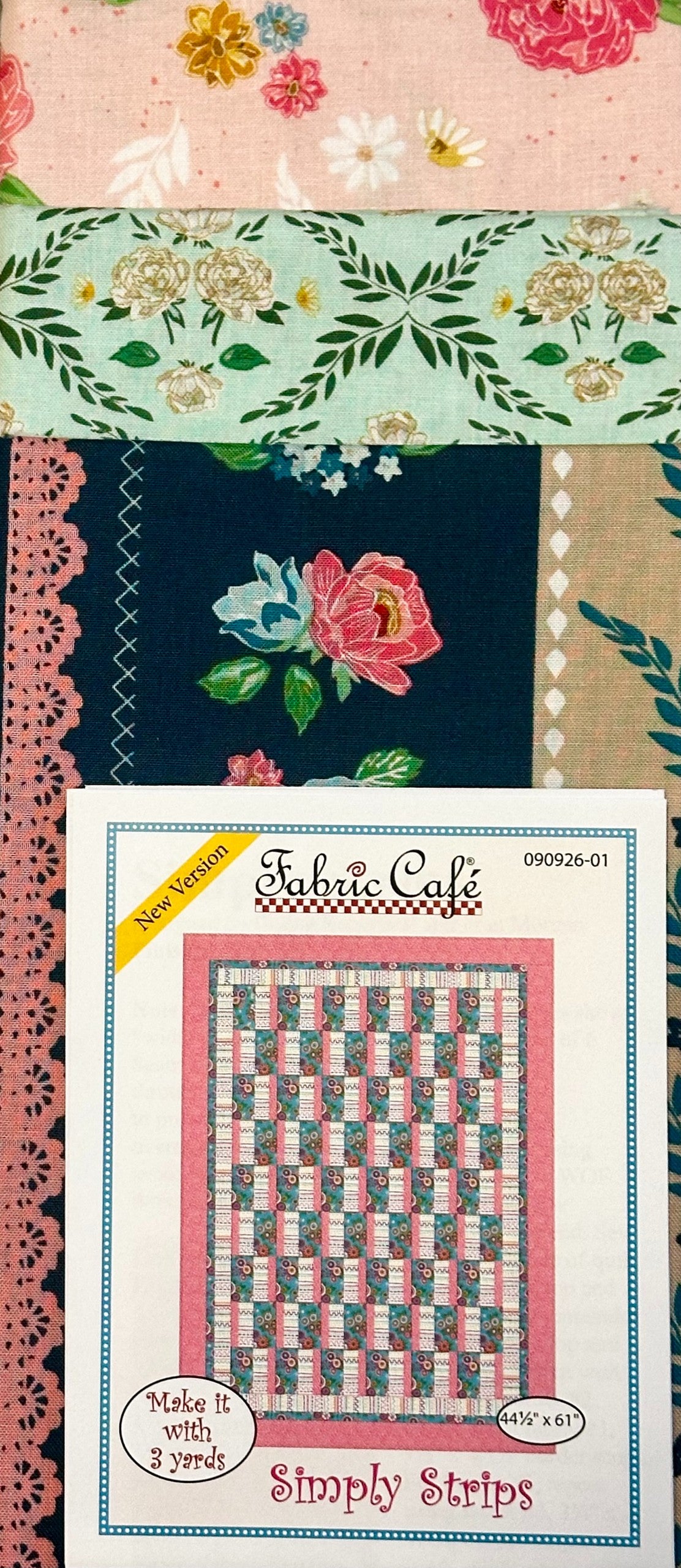 Correspondence Print Quilt Kit