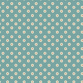 Cowgirl Flower Dots Blue