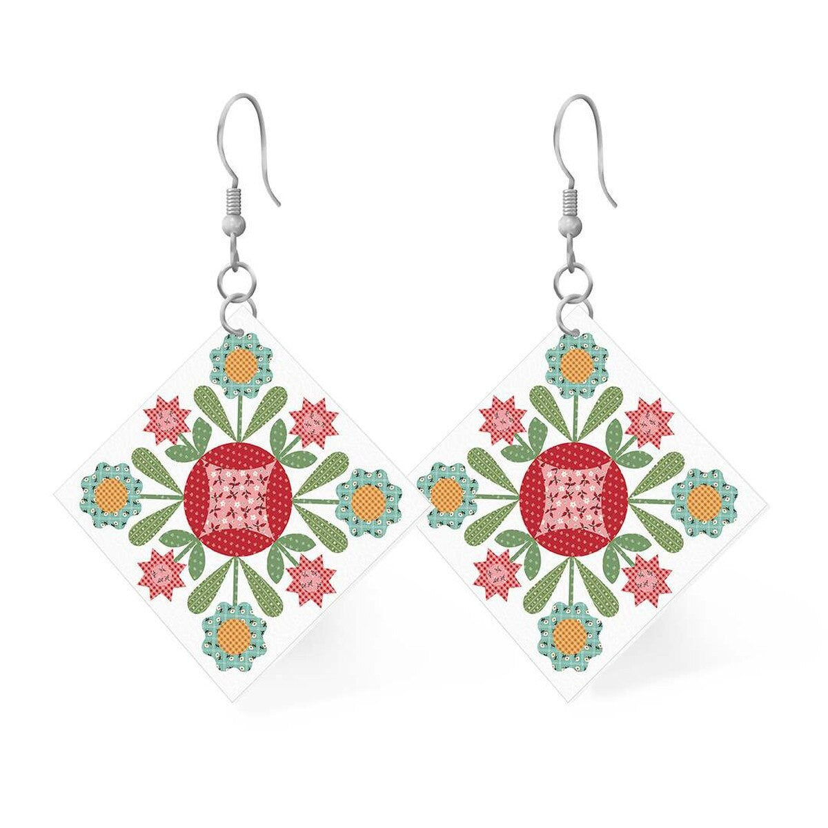 Square Earrings Prairie