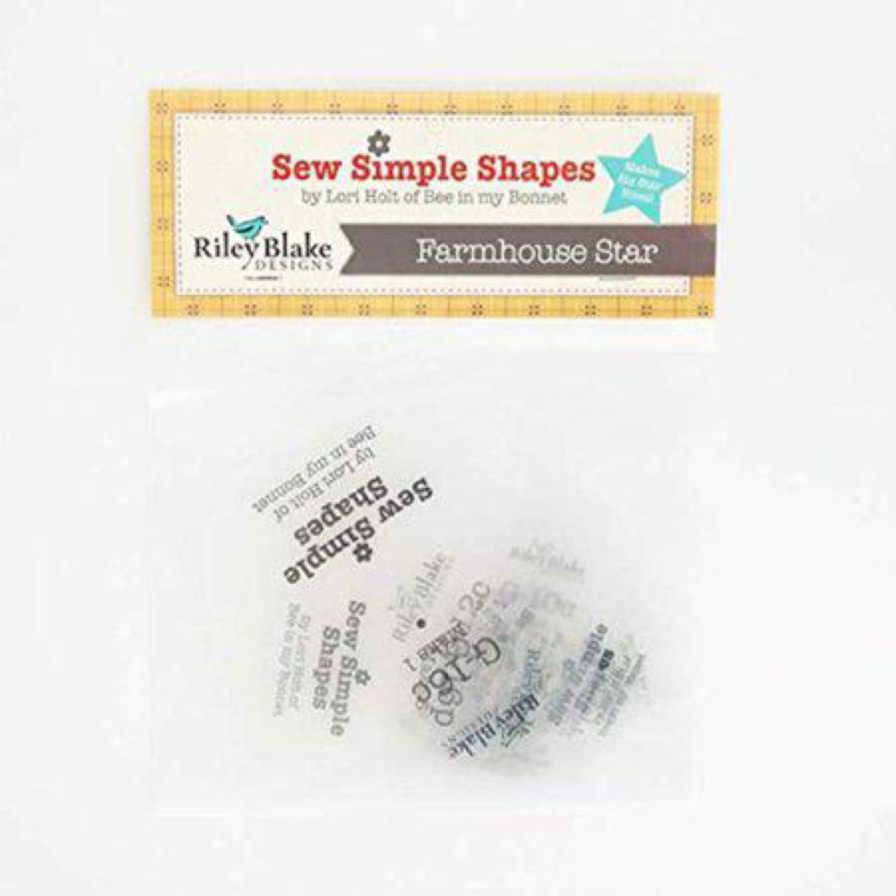 Farmhouse Star Sew Simple Shapes Set - 12 pieces