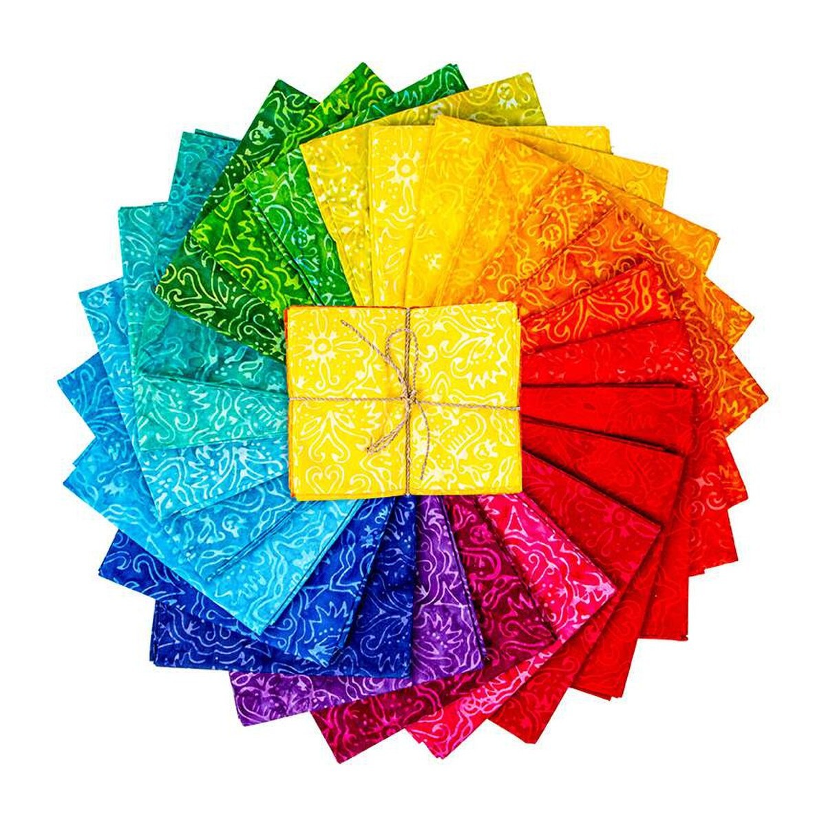Elements Rainbow Brights Fat Qtr Bundle - 24 pcs