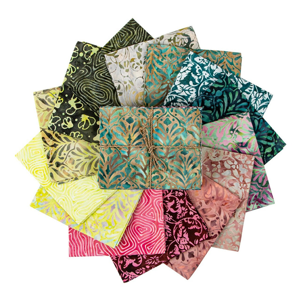 Batiks Ornamental Floreale Fat Qtr Bundle (14 pcs)