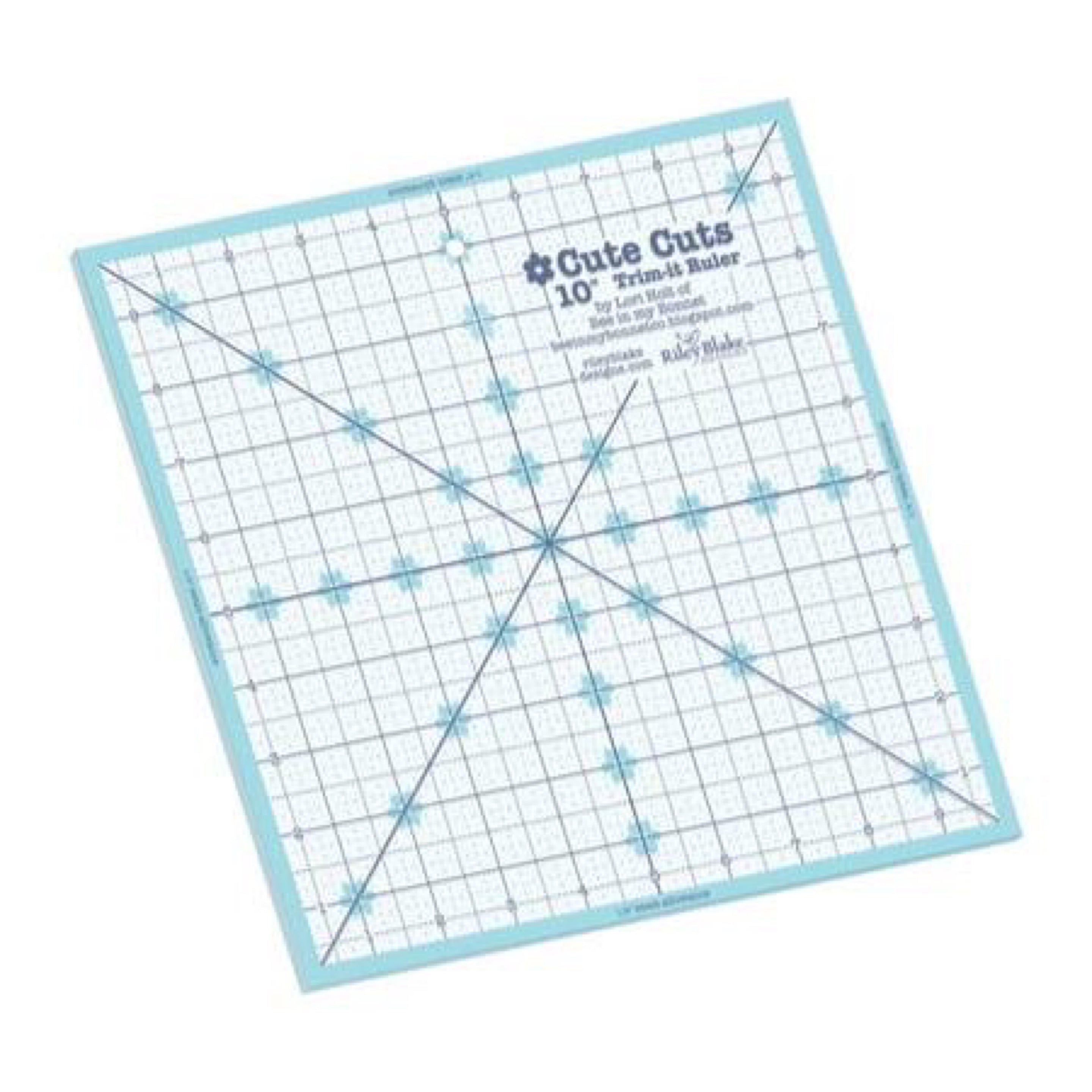 Lori Holt Cute Cuts Trim-It Ruler 10in x 10in