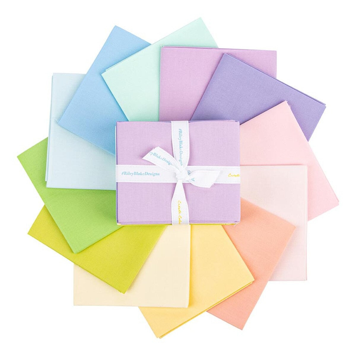 Confetti Cotton Solids Sweet Fat Qtr Bundle (12 pcs)