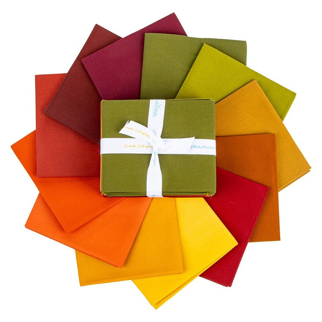 Confetti Cotton Solids Autumn Fat Qtr Bundle (12 pcs)