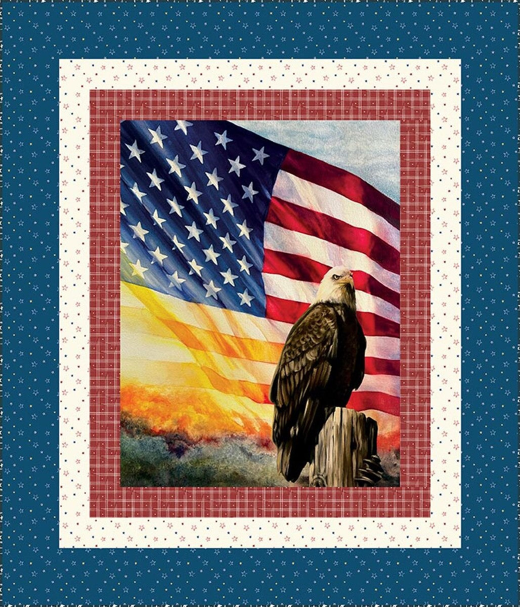 American Honor Eagle Panel Quilt Kit