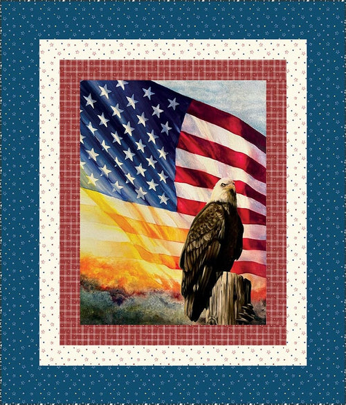 American Honor Eagle Panel Quilt Kit