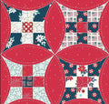 Sweet Freedom Red Wide Back Fabric