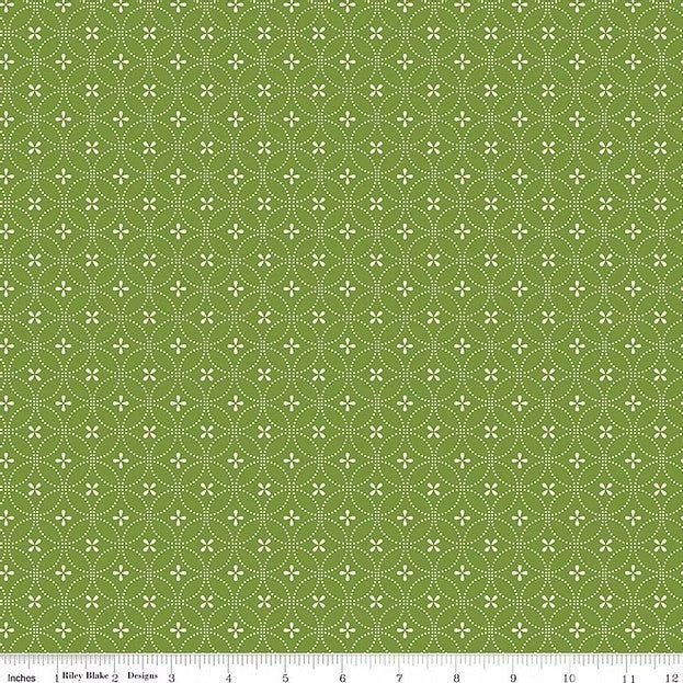Summer's in Town Circle Dots (Green)