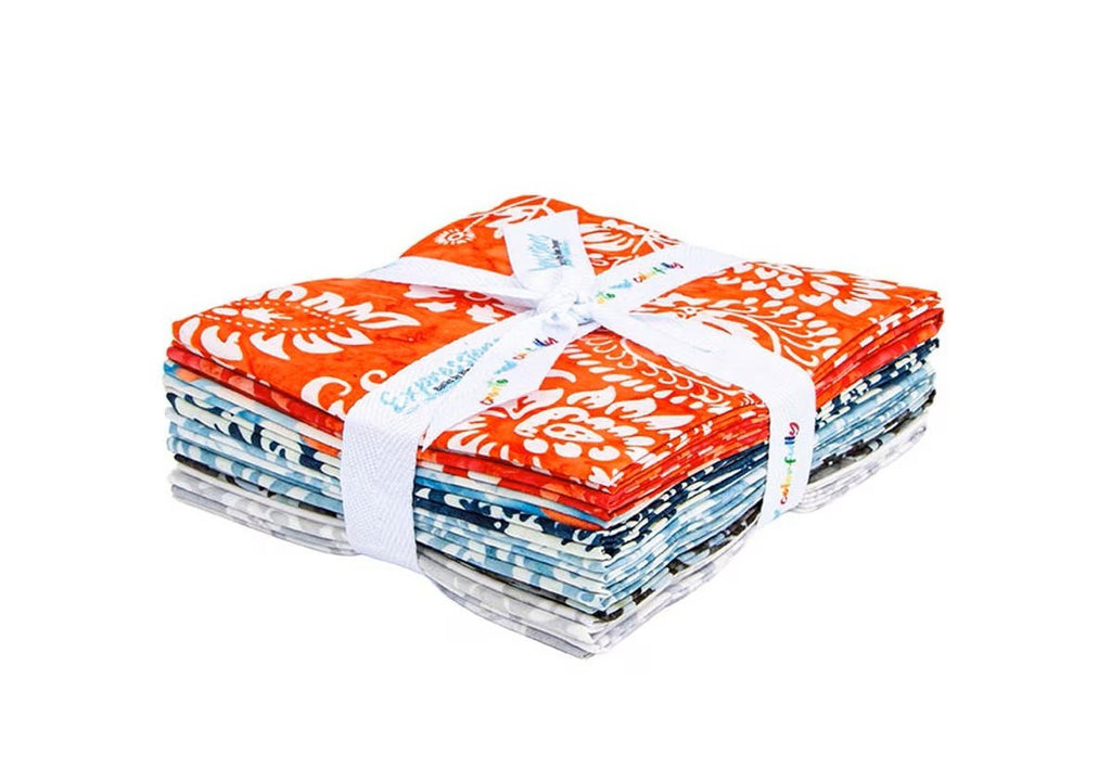 Expressions Batiks DS Americana 9-pc Fat Quarter Bundle
