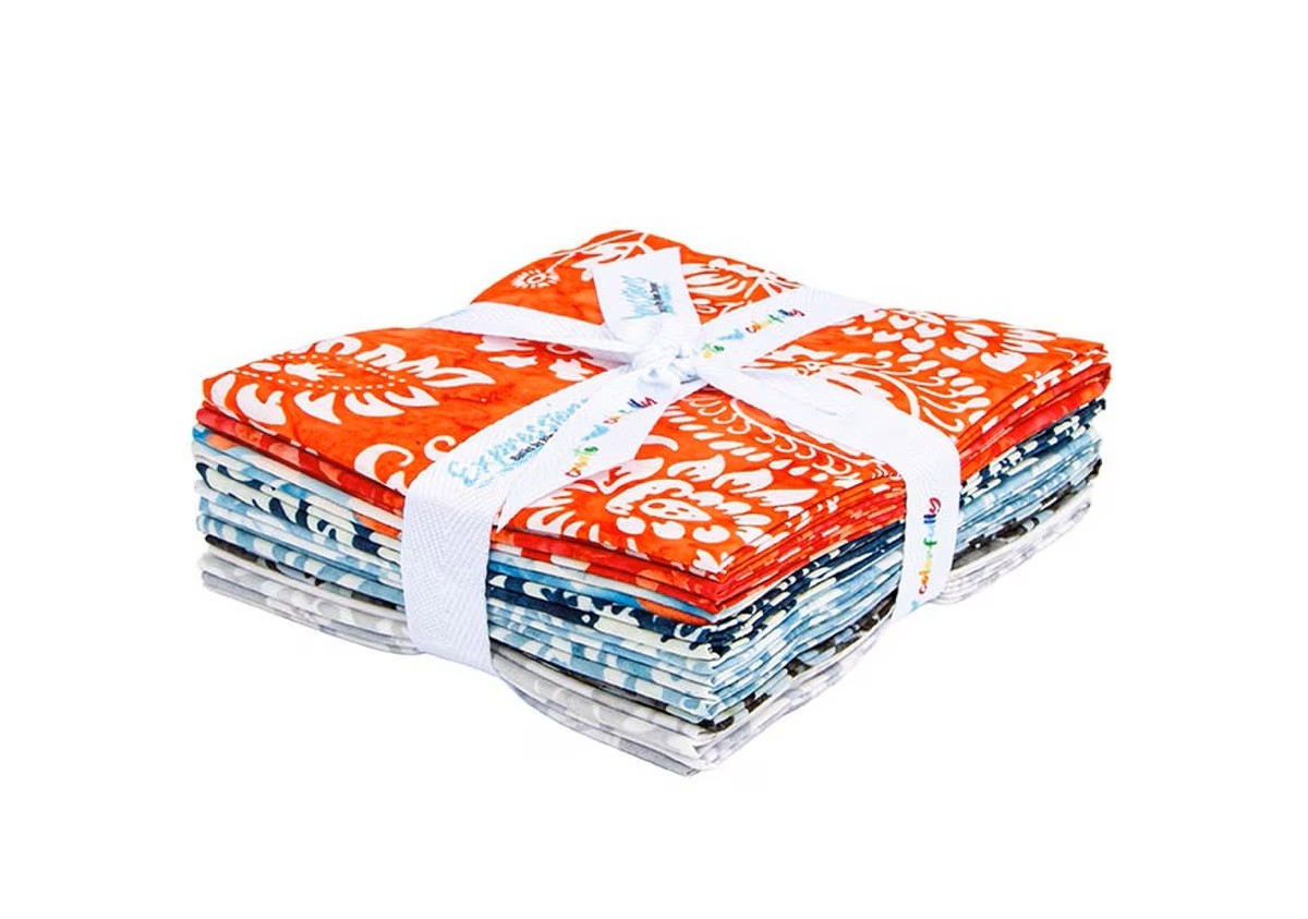 Expressions Batiks DS Americana 9-pc Fat Quarter Bundle