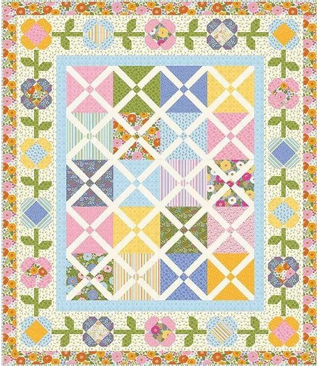 Plaid and Posies Little Darlin’ Quilt Kit
