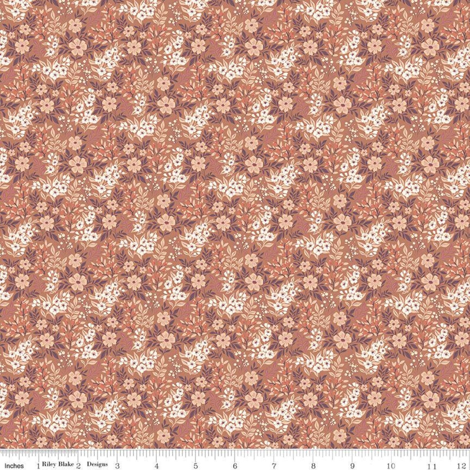 EOP Ditsy Floral Umber