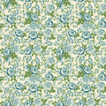 Cowgirl Floral Print (Blue)