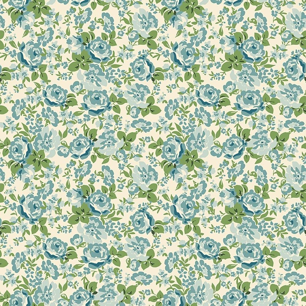 Cowgirl Floral Print (Blue)