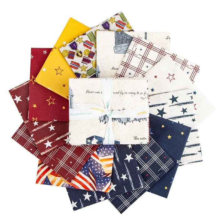 American Honor Fat Qtr Bundle - 13 pcs