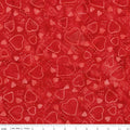 Love Punch - Tossed Hearts in Red Red