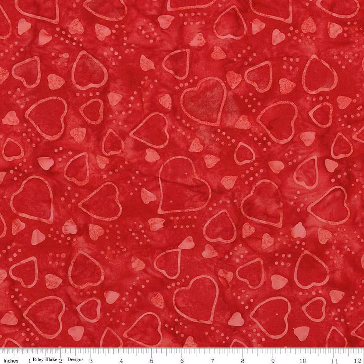 Love Punch - Tossed Hearts in Red Red