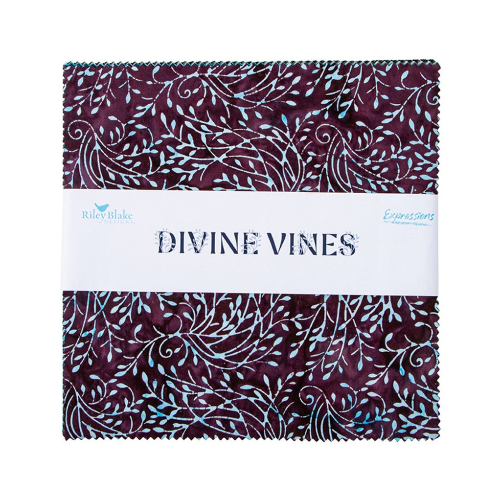 Batiks Divine Vines 10 Inch Stacker (42 pcs)