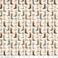 Cowgirl Boots Cream 2-Yard Pre-Cut